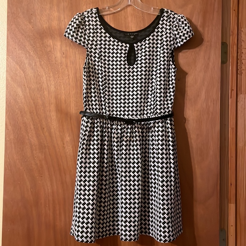 City Triangles houndstooth youth A - line dress (mlb)